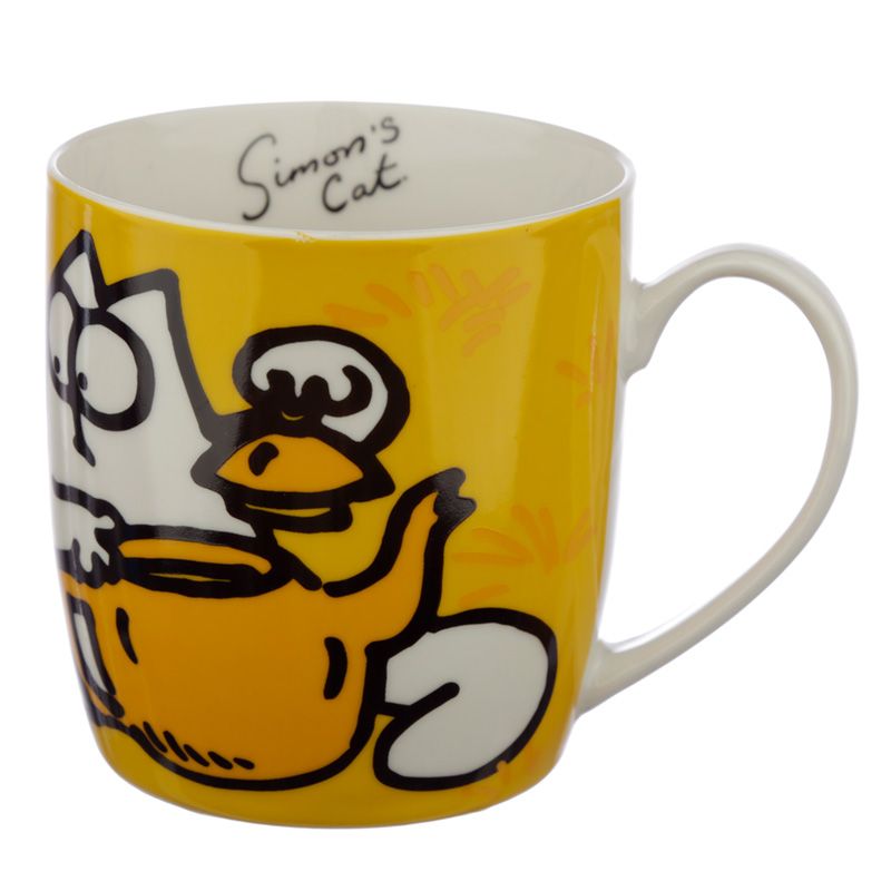 Simon's Cat Orange Mug