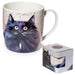 Herman Black Cat Mug by Kim Haskins