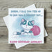 Mittens Cat Birthday Greeting Card