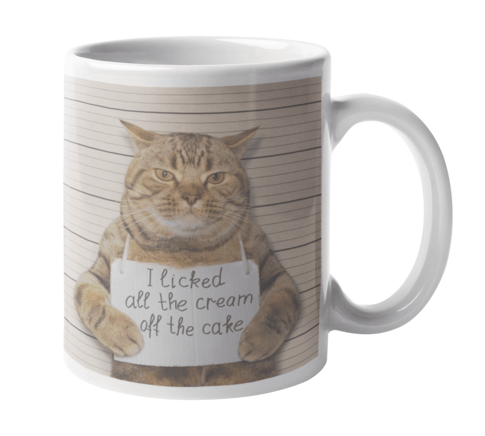 Moggie Mugshot Cat Mug