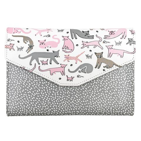 Over the Moon Cat Travel Wallet / Purse