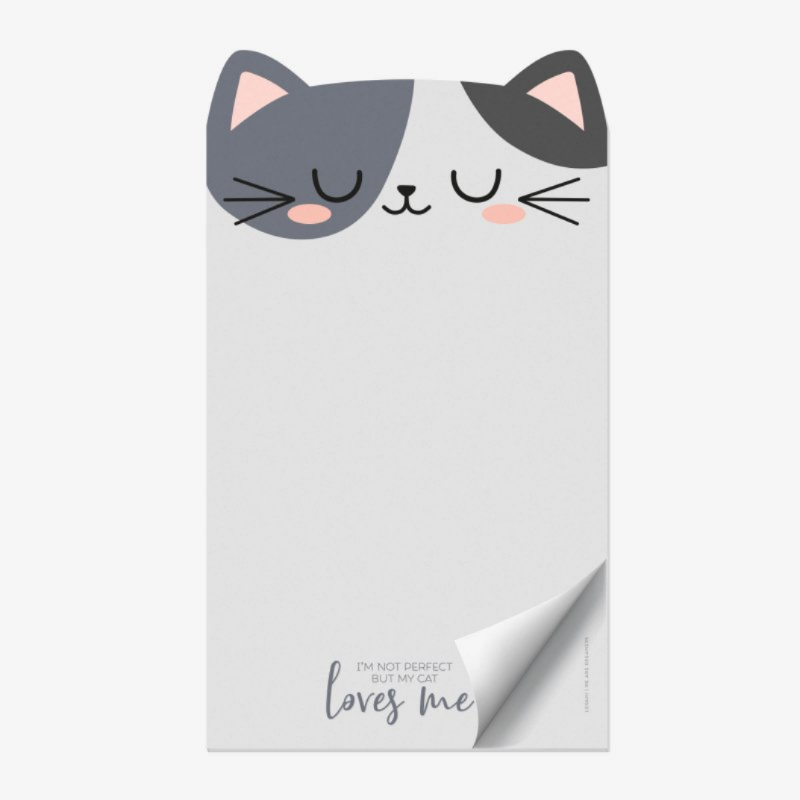 I'm Not Perfect But My Cat Loves Me Cats Notepad