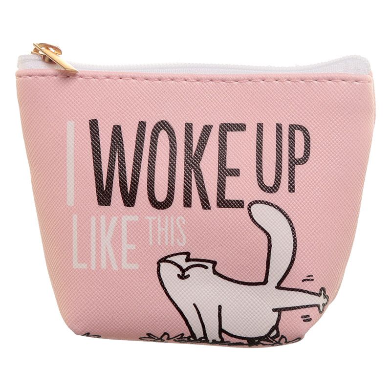 Simon's Cat I Woke Up Like This Small Coin Purse