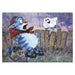 'Boo!' Funny Cat Greeting Card by Rina Zeniuk