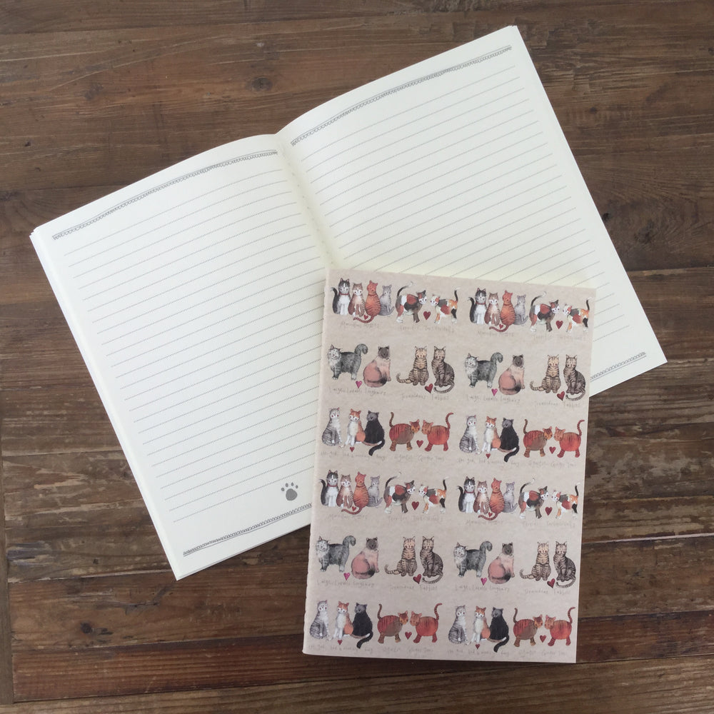 Charismatic Cats Large Soft Notebook