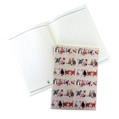 Charismatic Cats Large Soft Notebook