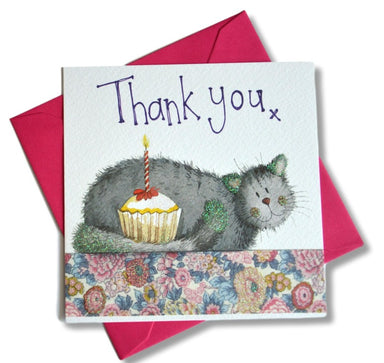 Pack of 8 Thank You Cat Cards