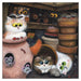Tamsin Lord Cat Themed Greeting Card 'Potting Shed' Cat Greeting Card