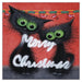 Tamsin Lord Cat Themed Greeting Card 'Merry Christmas' Funny Cat Greeting Card
