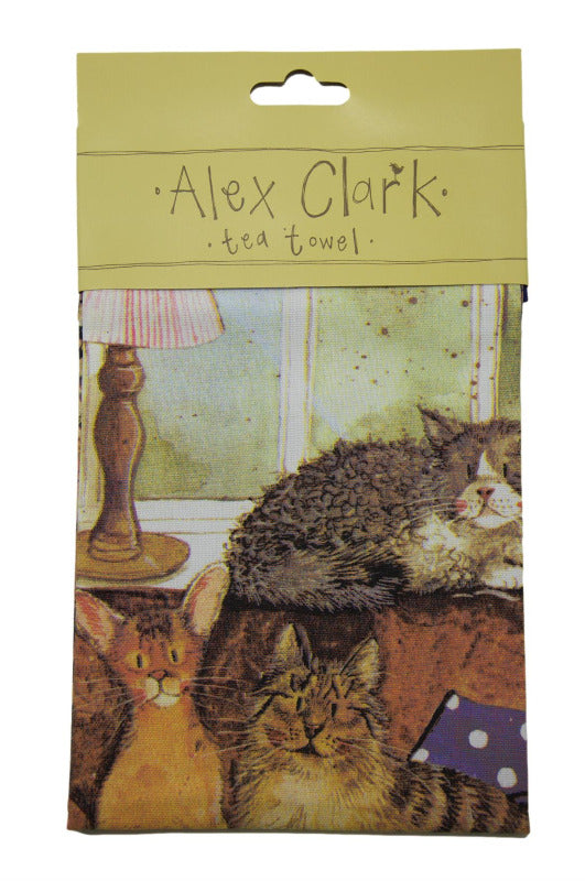 Alex Clark The Cats Tea Towel