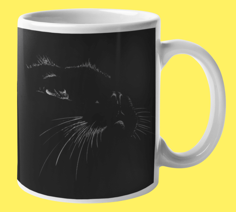 Black Magic Cat Mug