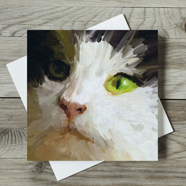 Norwegian Forest Cat, Cat Greeting Card 