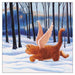 'Tenth Life' Cat Greeting Card - by Vicky Mount