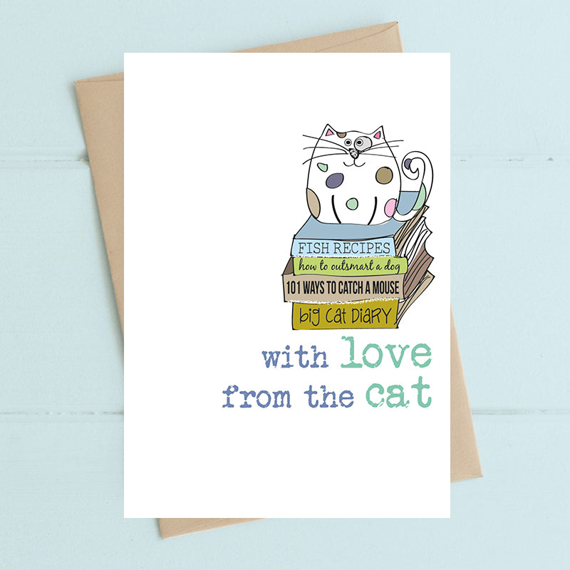 With Love from the Cat Greeting Card