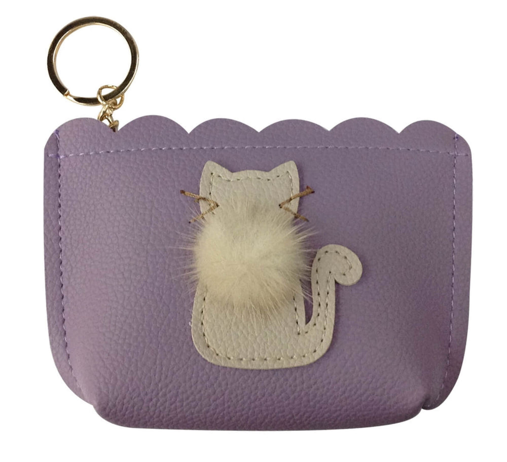 Cat Coin Purses with Fluffy Tummies