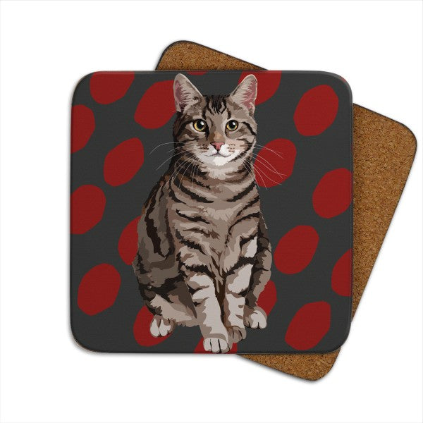 Tabby Cat Coasters