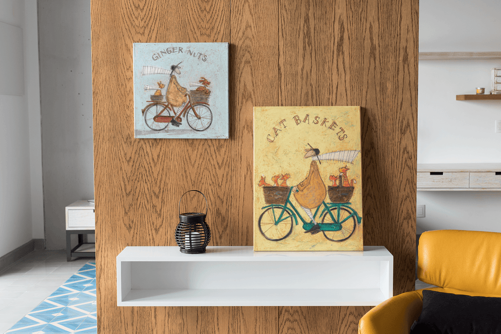 Sam Toft Cat Baskets Canvas Print 40x30cm