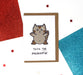Cat Themed Greeting Card
